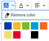 CK5 Editor Font Colors and Background Colors Screenshot CK5 Editor Font Colors and Background Colors in Drupal