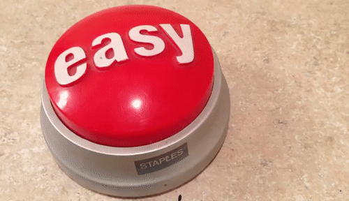 Easy button / gif