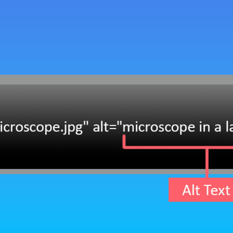 Example of Alt Text on a Screen