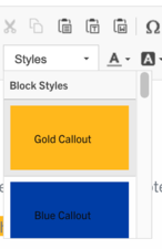 Callout blocks screenshot
